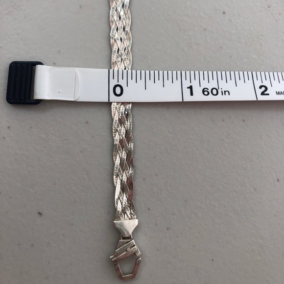 Sterling Silver Braided Necklace - Picture 8 of 8